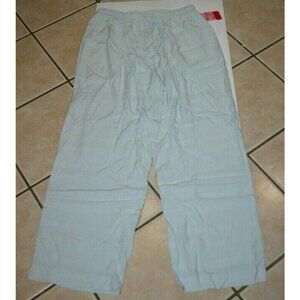 J London pajama pants womens XL Marshalls green drawstrings elastic 30 x 30 new